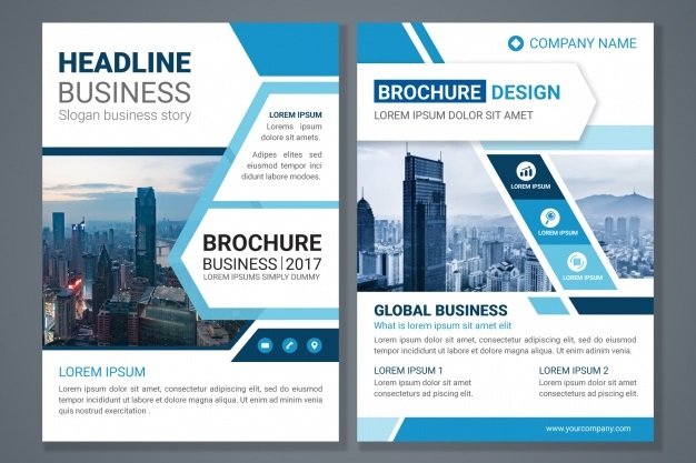 One page brochure sample
